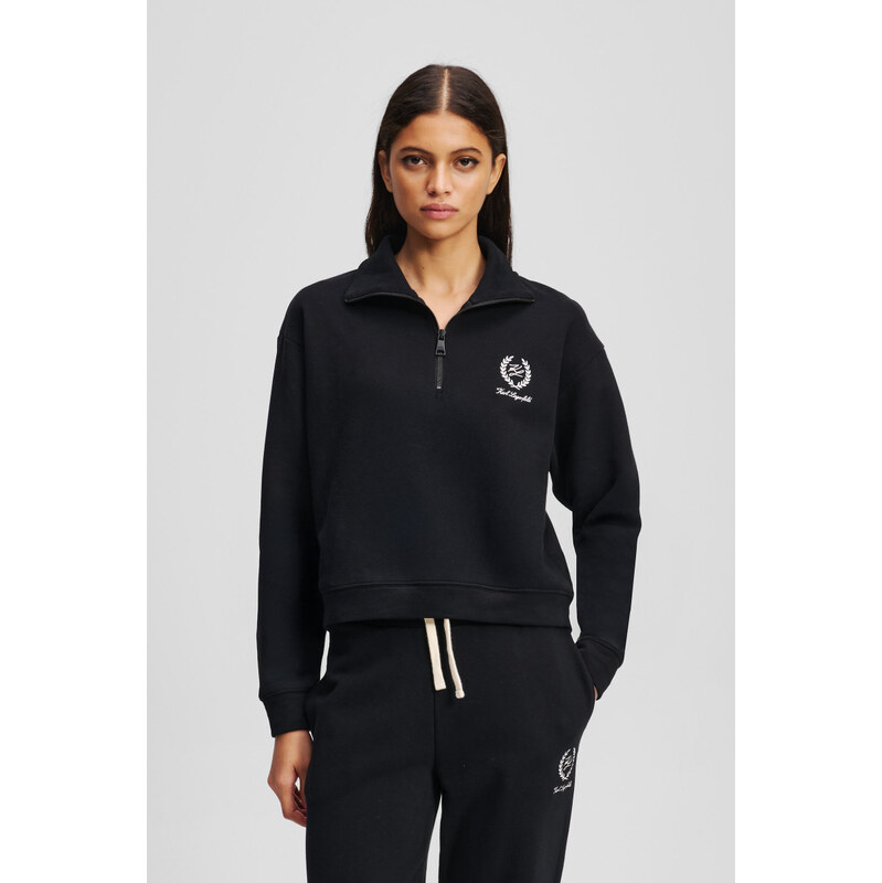 MIKINA KARL LAGERFELD HOTEL KARL CREST HALF ZIP 65617429
