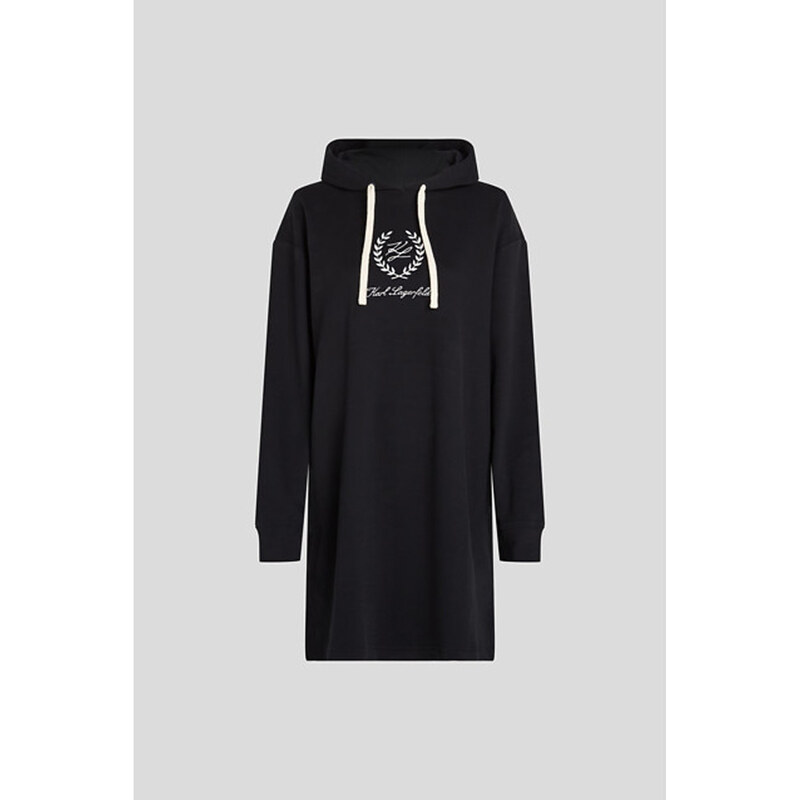 ŠATY KARL LAGERFELD HOTEL KARL CREST HOODIE DRESS 65617431