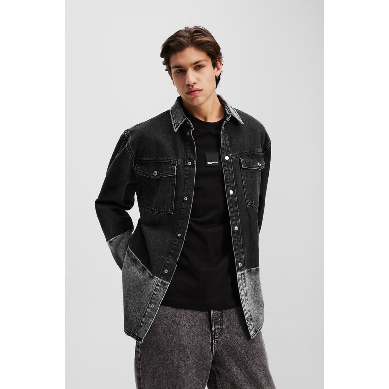 KOŠEĽA KARL LAGERFELD JEANS KLJ OMBRE OVERSHIRT 65617460