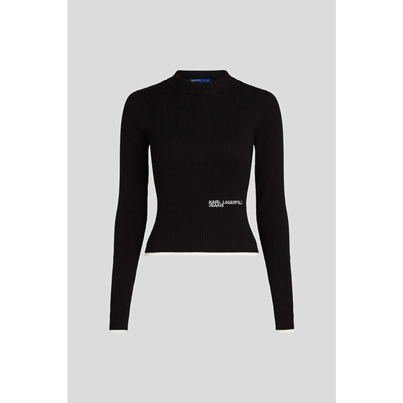 SVETER KARL LAGERFELD JEANS KLJ MOCK NECK SWEATER 67047523