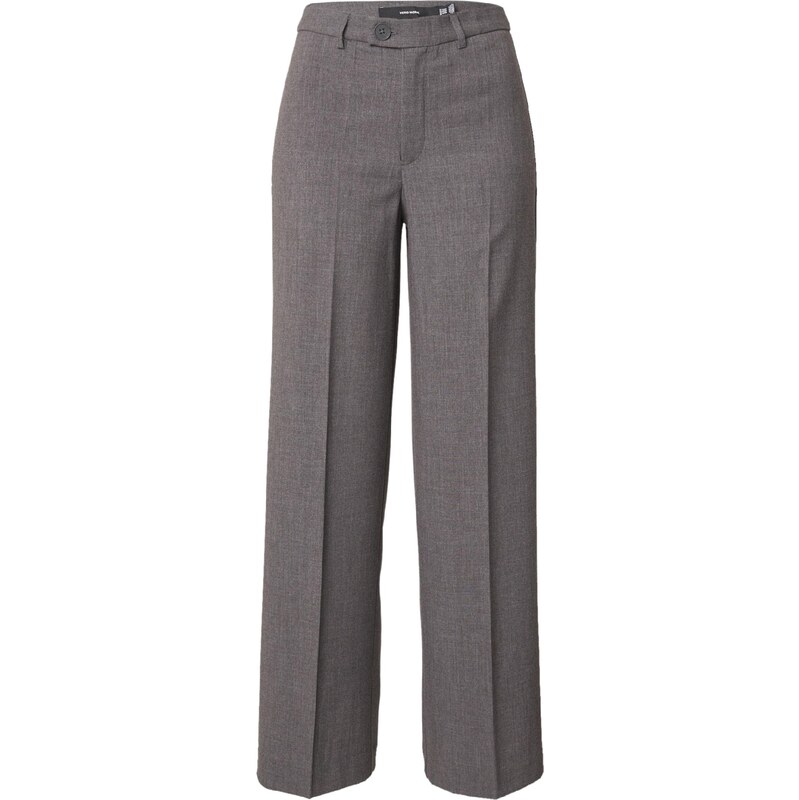 VERO MODA Nohavice s pukmi VMTEXAS tmavosivá 66026369