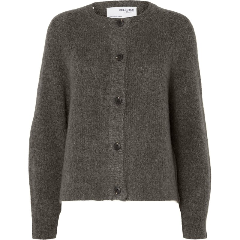 SELECTED Kardigán Lulu tmavosivá 55716339