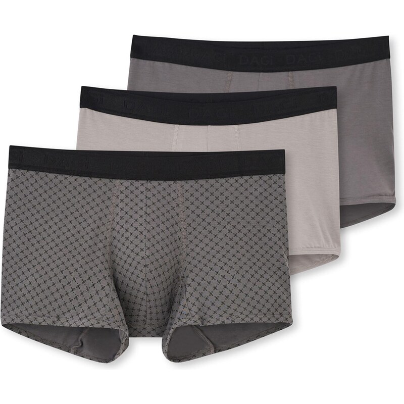 Dagi Boxerky sivá / tmavošedá / tmavosivá / čierna 65619654