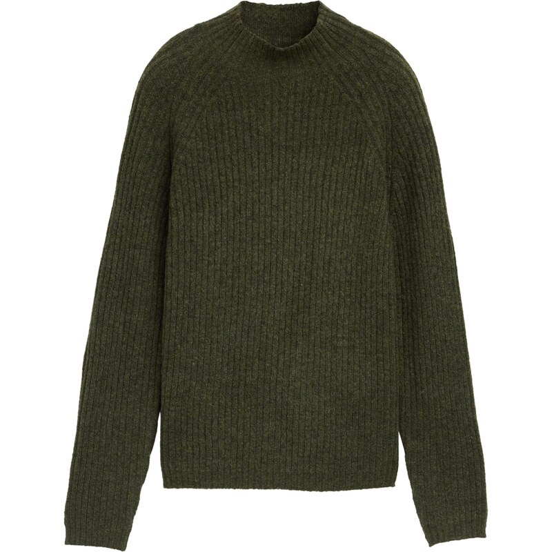 TOM TAILOR DENIM Sveter zelená melírovaná 65861656