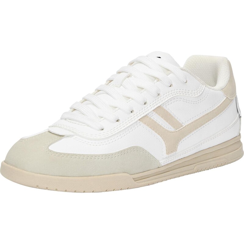 Pull&Bear Nízke tenisky béžová / tmelová / biela 65889198