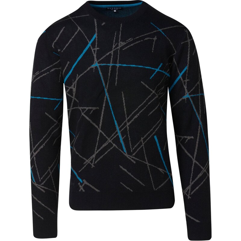 KOROSHI Sveter modrá / sivá / čierna 65889679