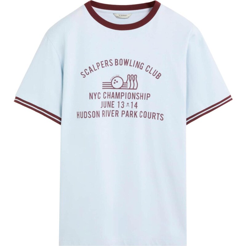 Scalpers Funkčné tričko červená / burgundská 65663574