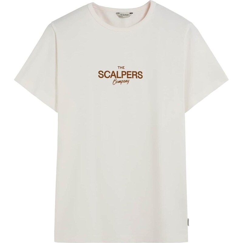 Scalpers Funkčné tričko šedobiela 65663578