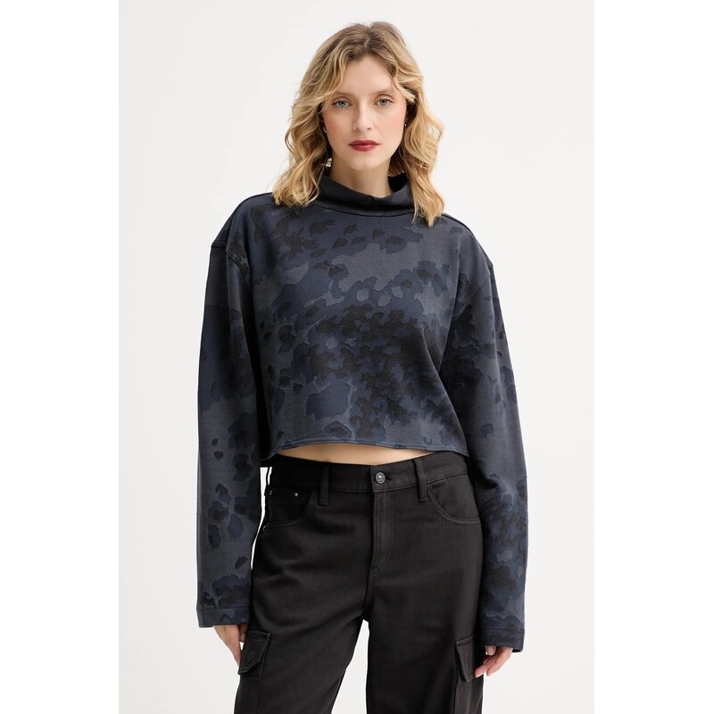 Bavlnená mikina G-Star Oversized cropped turtle 65620169