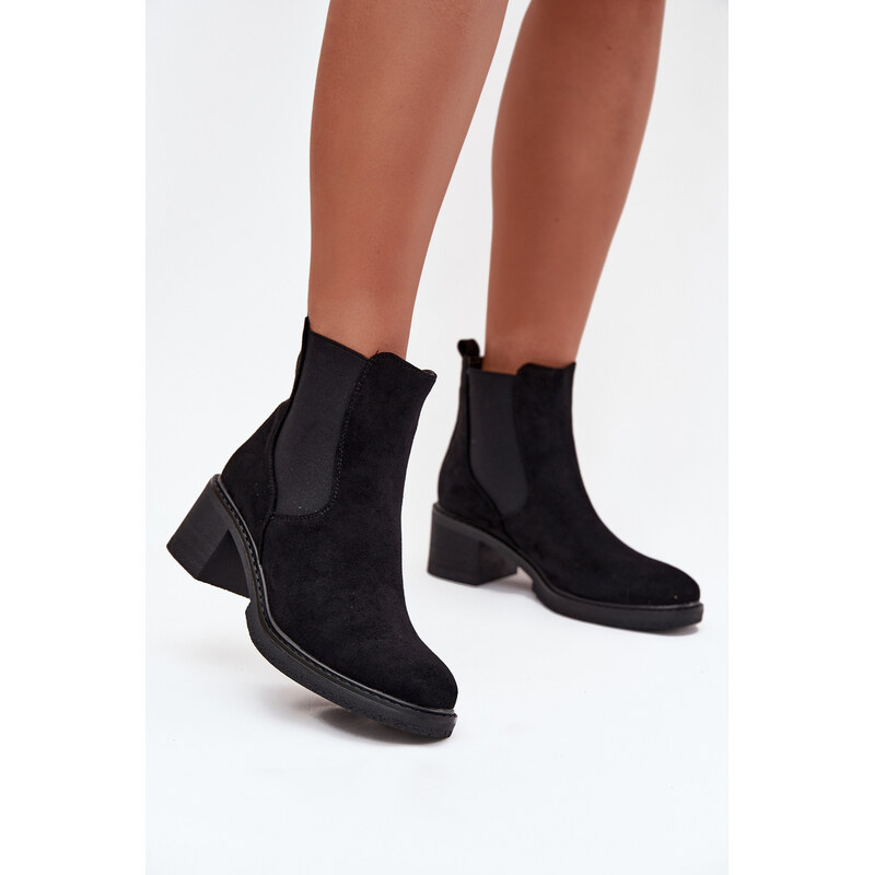 Boto Dámske Chelsea členkové topánky na blokovom podpätku 66474252