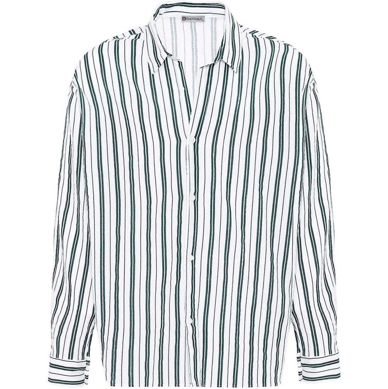 Dandalo Košeľa zelená / biela 65656639