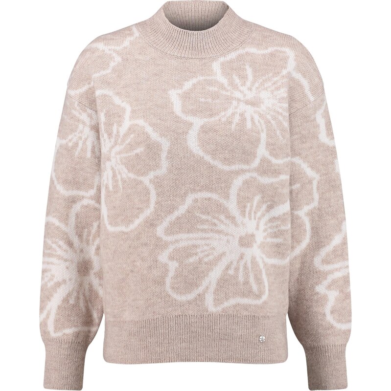 Key Largo Sveter Blush hnedá / biela 66057048