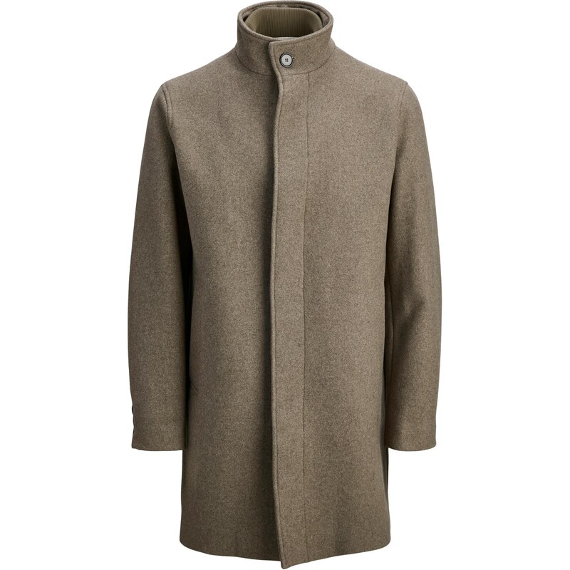 JACK & JONES Prechodný kabát KEITH sivobéžová 66018157