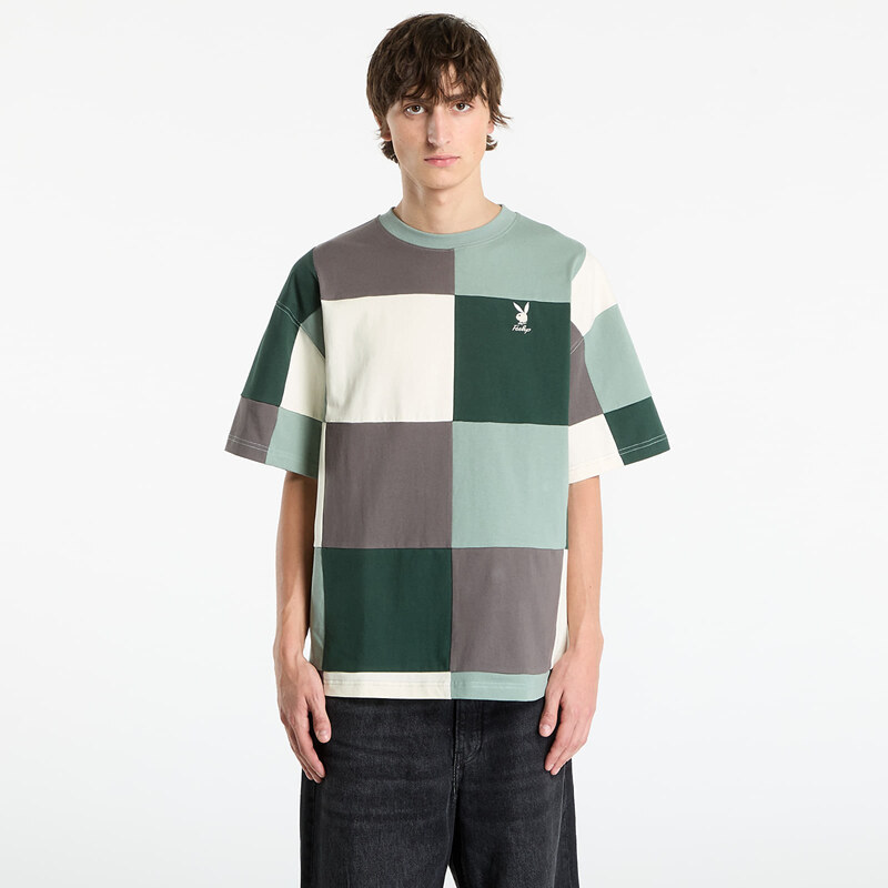 Tričko Playboy x FTSHP Patchwork Tee UNISEX Green L 65623626