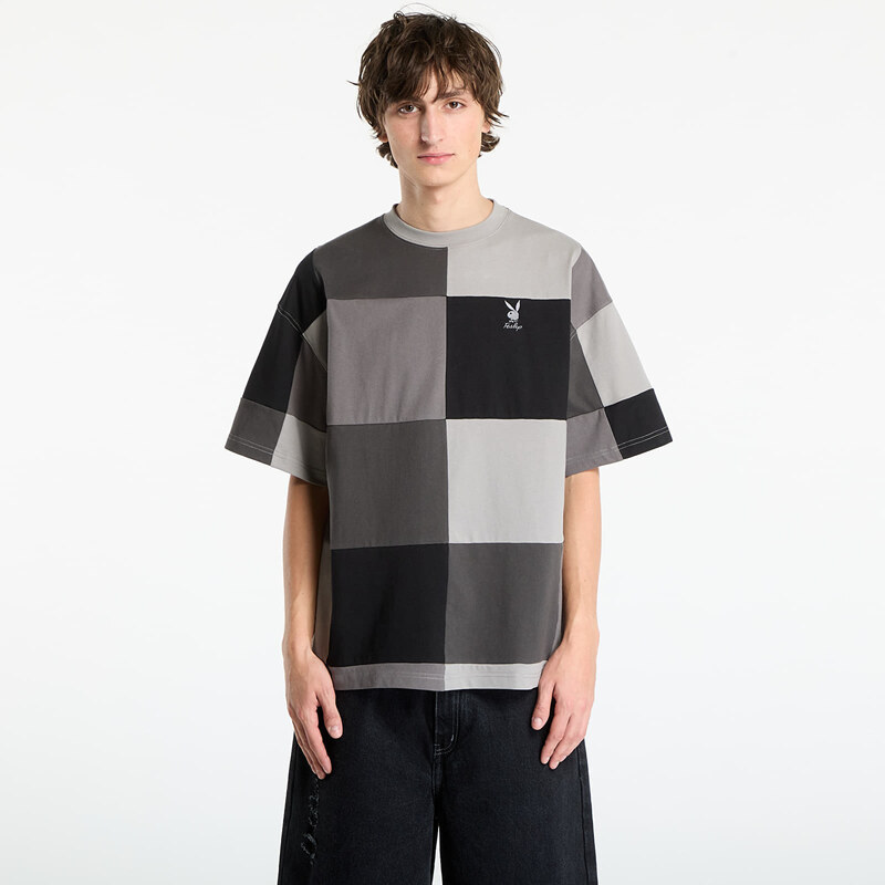 Tričko Playboy x FTSHP Patchwork Tee UNISEX Grey M 65623633