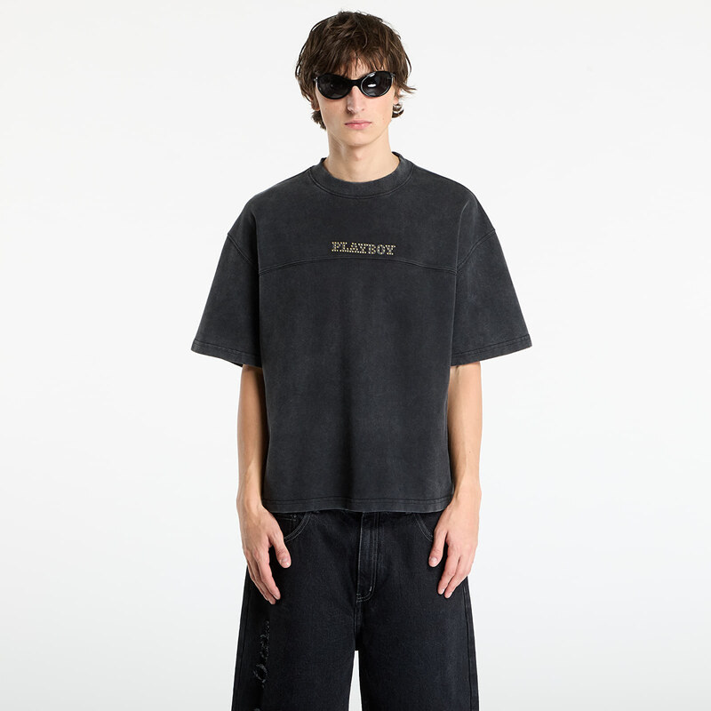 Tričko Playboy x FTSHP Washed Tee UNISEX Washed Black XXL 65623088