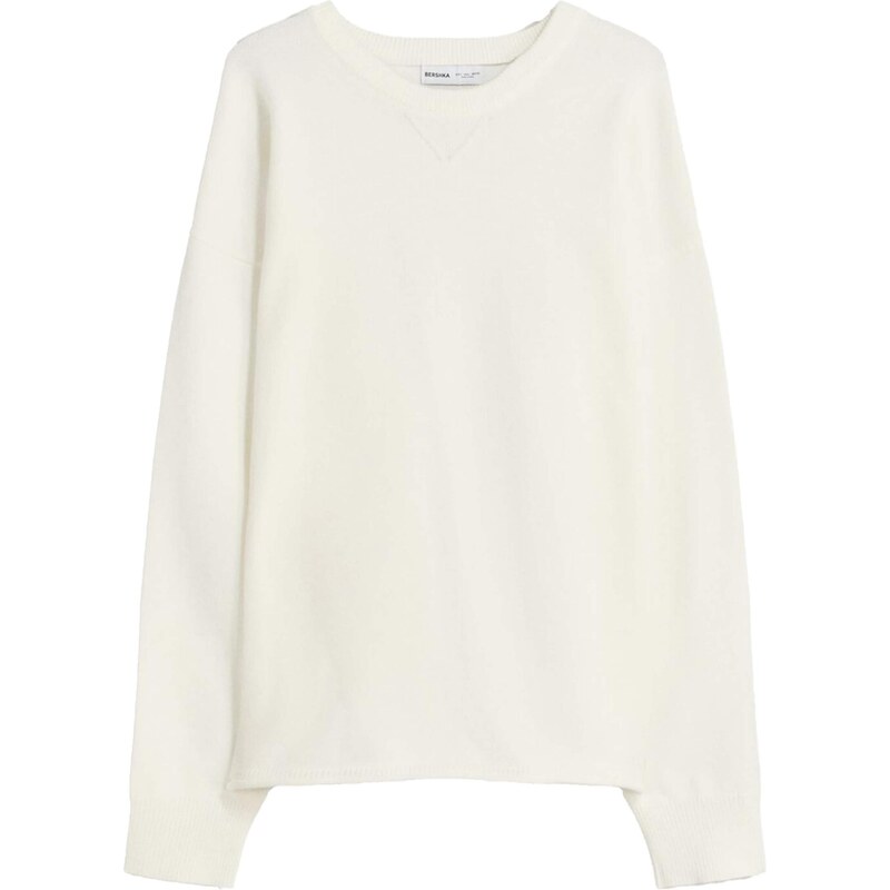 Bershka Sveter nebielená 65889226