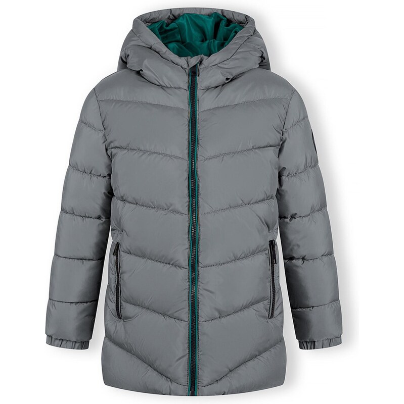 MINOTI Zimná bunda tmavosivá / smaragdová / čierna 65642626