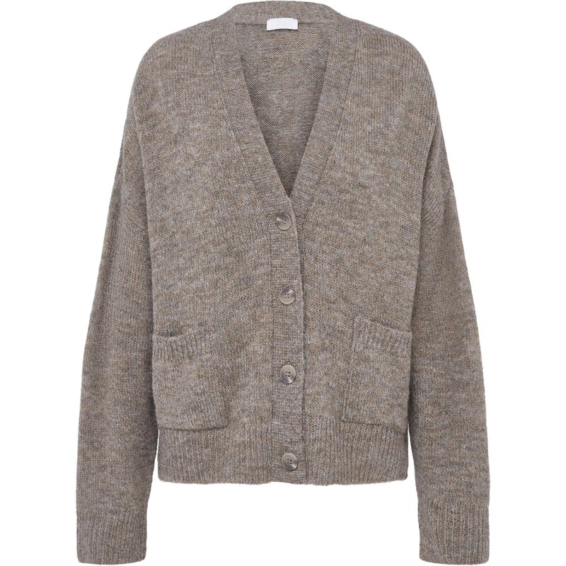 LeGer by Lena Gercke Kardigán Hanne hnedá melírovaná 66008961