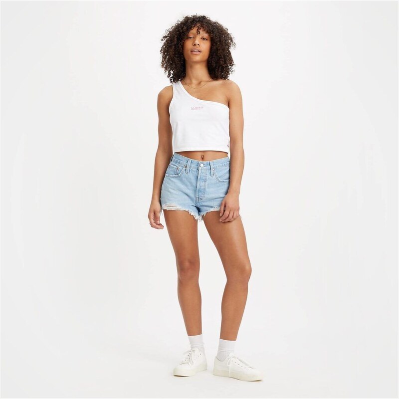 Levis Svetlomodré dámske rifľové kraťasy Levis 54993645