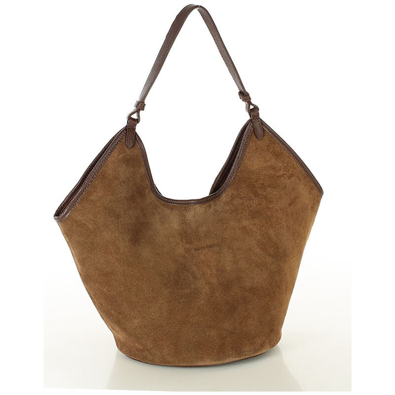 MARCO MAZZINI Dámska kabelka hobo z prírodnej kože | hnedá s289a 65622129
