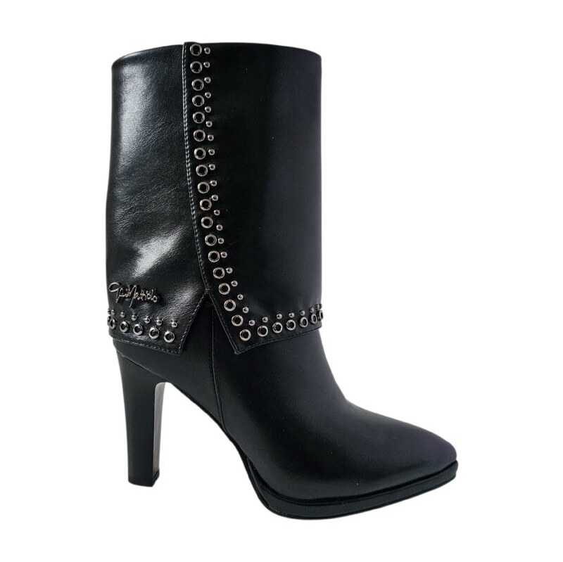 Členkové slouchy čižmy Gai Mattiolo Black 65623142