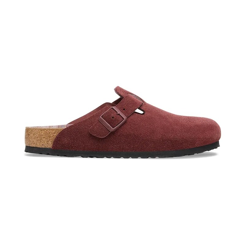 Semišové šľapky Birkenstock Boston Varsity 65666329
