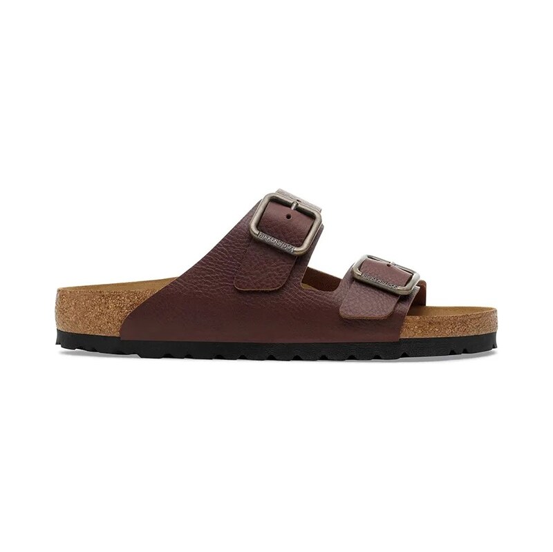 Kožené šľapky Birkenstock Arizona Vintage Wood Wire Buckle 65666339