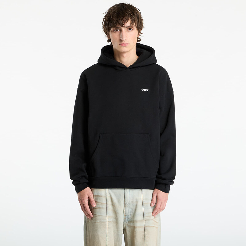 OBEY Clothing Mikina OBEY Bold Star Extra Heavy Hood Black L 65624570