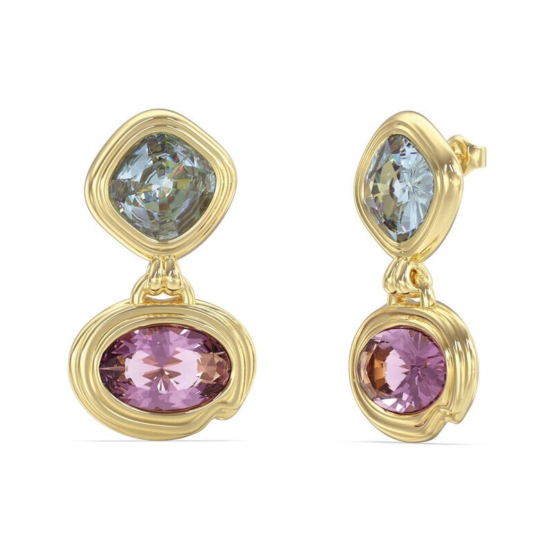 Guess Hravé visiace náušnice s kryštálmi Mamounia JUBE05313JWYGMCT/U 66583326