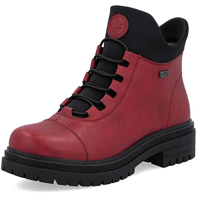 Dámska členková obuv RIEKER Y3163-36 červená W5 65624505