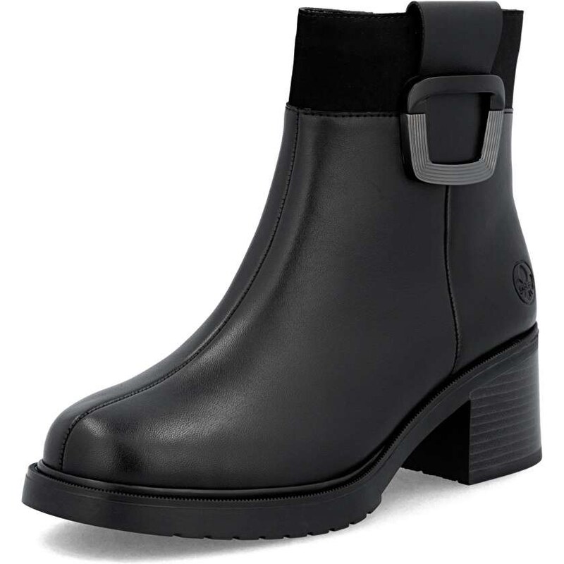 Dámska členková obuv RIEKER Y5253-00 čierna W5 65624506