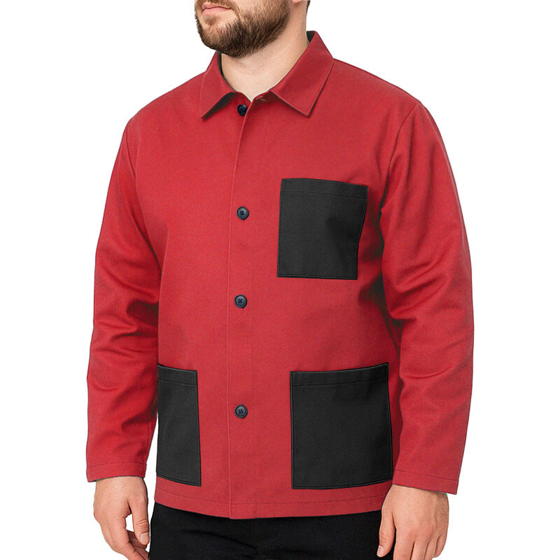 TifanTEX Pánska pracovná bunda Classic Red 16958608