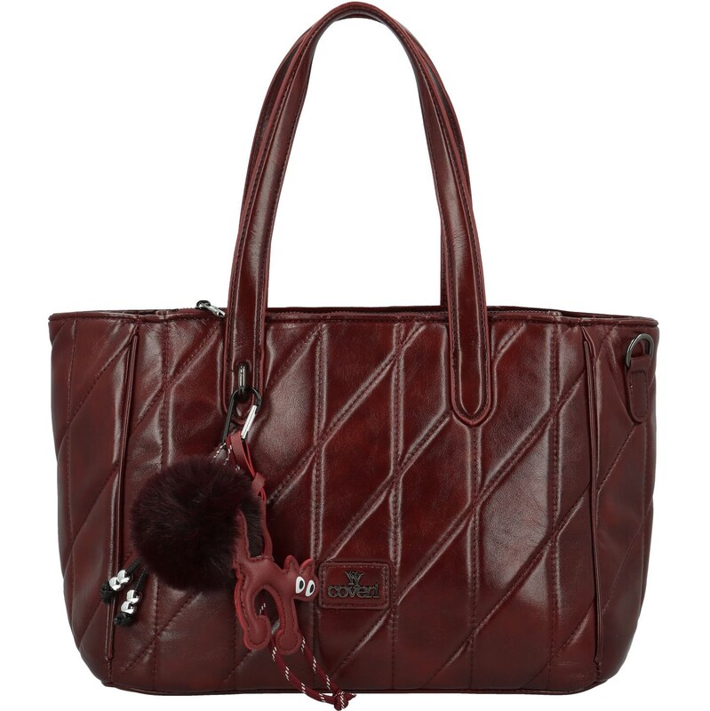Coveri World Dámska kabelka na rameno vínová - Coveri Ounissa vínová 65685270
