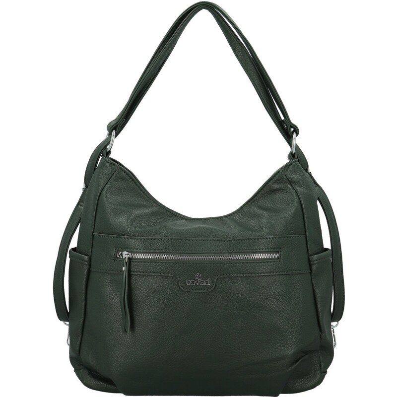 Coveri World Dámsky kabelko/batoh tmavo zelený - Coveri Jeton zelená 65685283