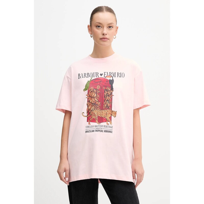 Bavlnené tričko Barbour x Farm Rio 65626228