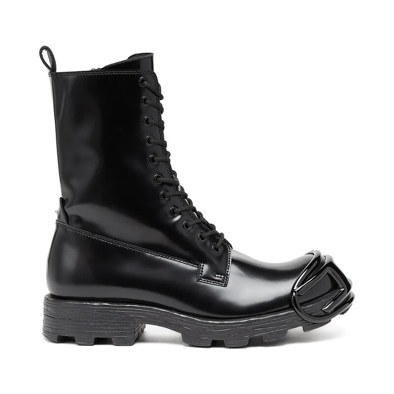 Kožené členkové topánky Diesel D-Hammer Bt D 65633343