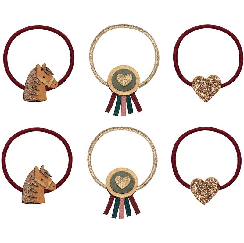MIMI & LULA Gumičky do vlasov Ponies Multi – set 6 ks 65626263