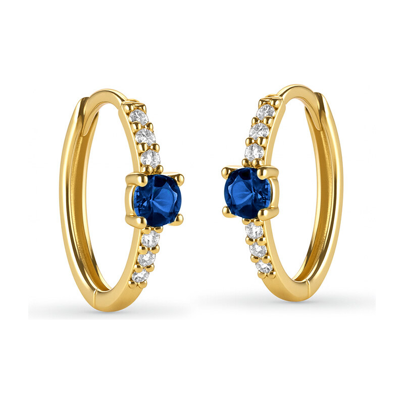 Brilio Luxusné kruhy zo žltého zlata so zirkónmi 14/513.471ZN 66589389