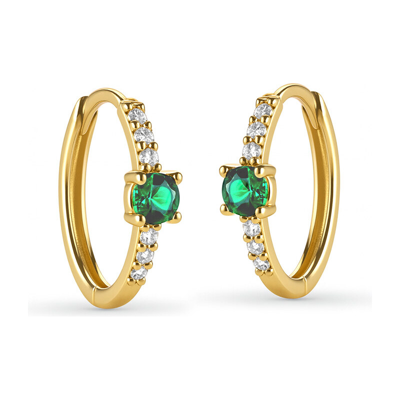 Brilio Luxusné kruhy zo žltého zlata so zirkónmi 14/513.471ES-N 66587542