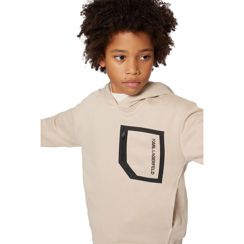 Detská bavlnená mikina Karl Lagerfeld 65633328