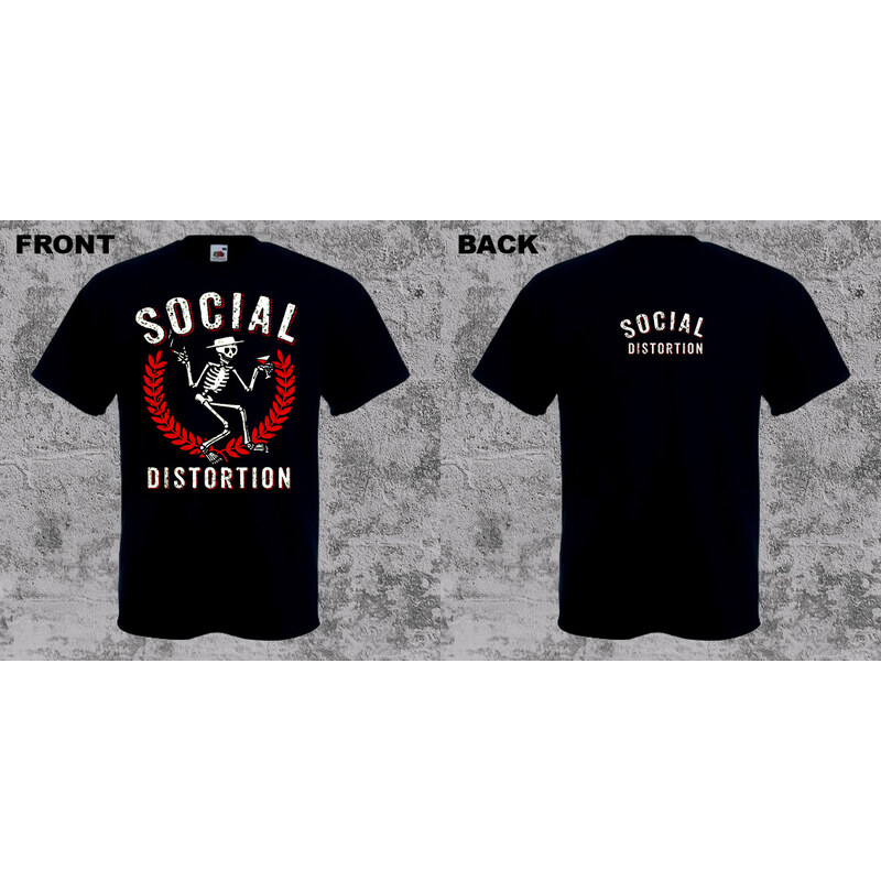 Fruit of the Loom Social Distortion - Skeleton (tričko) 65627103