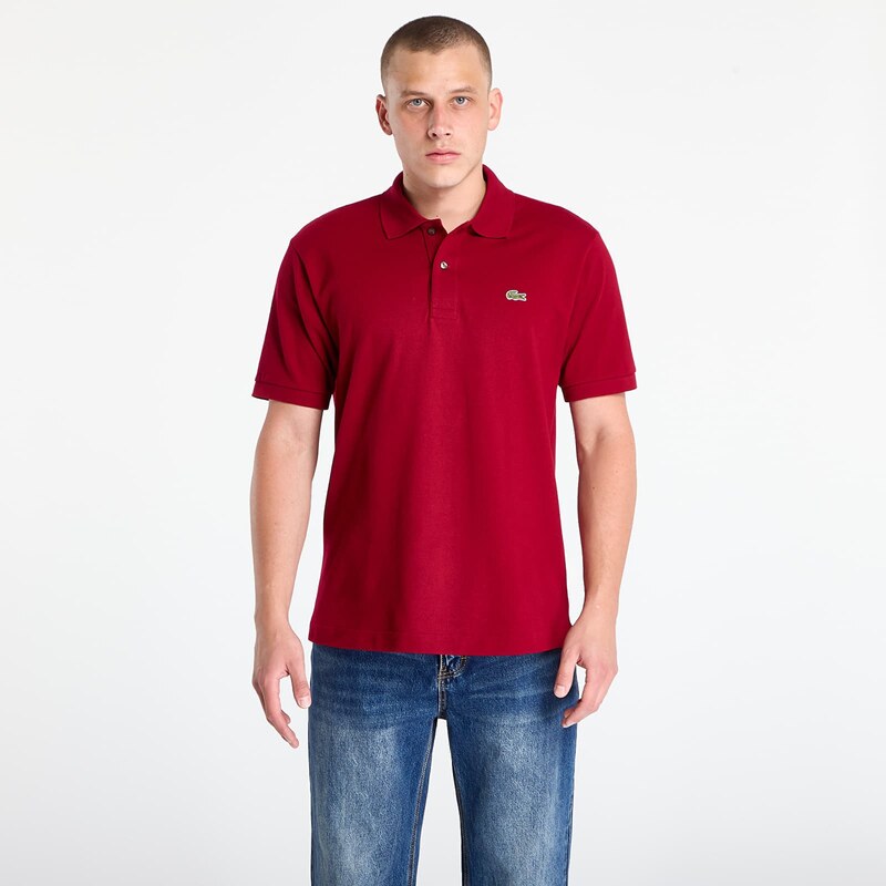 Tričko LACOSTE Mens S/S Best Polo Bordeaux XL 65627792