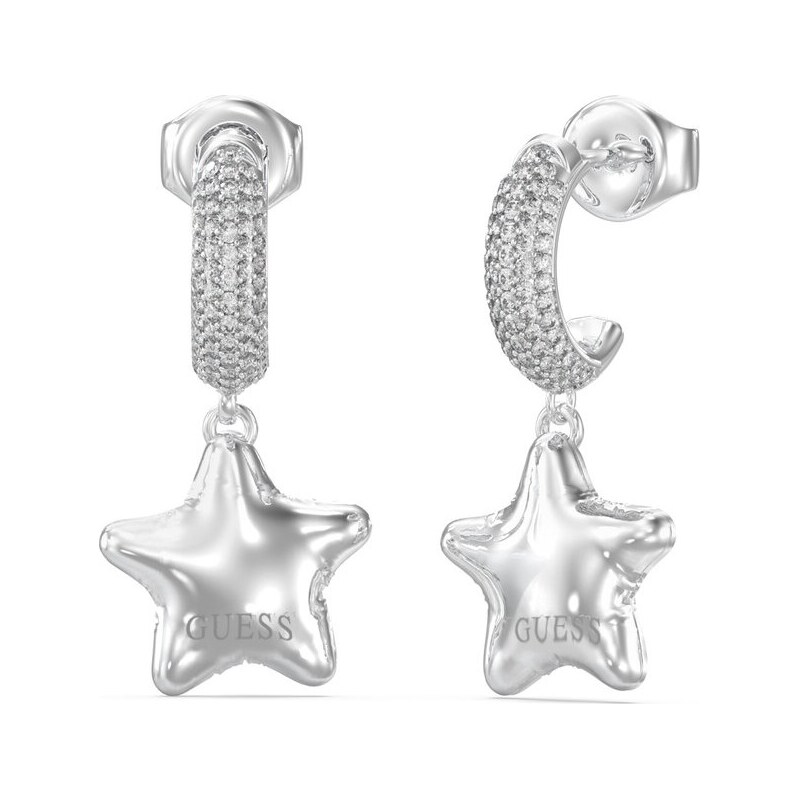 Guess Jedinečné náušnice s hviezdičkou Iconique JUBE05548JWRHT/U 66587367