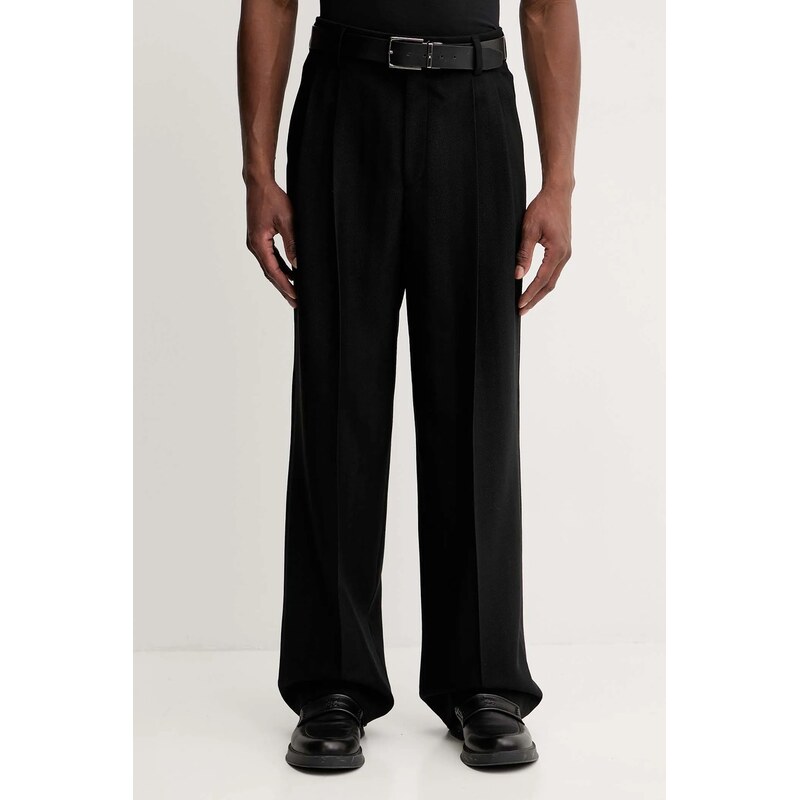 Nohavice s prímesou vlny HUGO Fadi253F1X 65627879