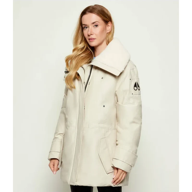 Moose Knuckles Páperová bunda AURORA | regular fit | s prímesou kože 65628215