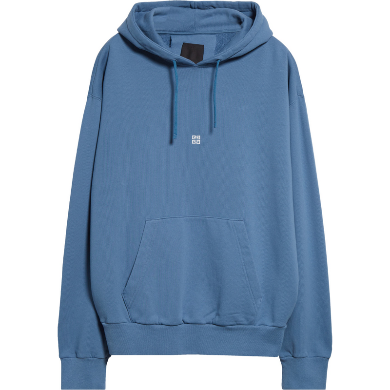 GIVENCHY Logo-Embroidered Blue mikina 65628449