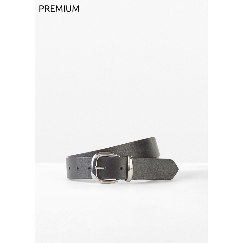 bonprix Kožený opasok, farba čierna 49698009