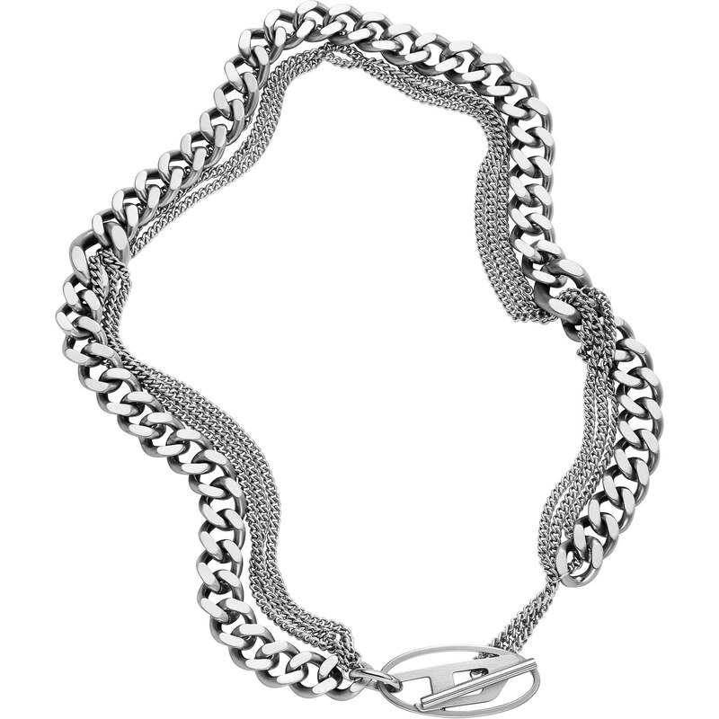 DIESEL Retiazka strieborná 65730894