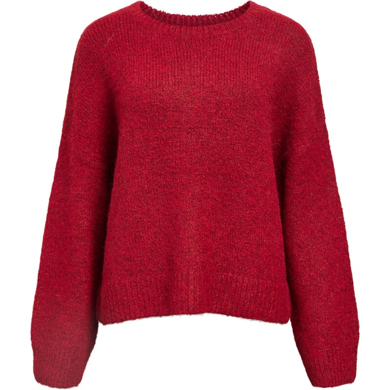 OBJECT Sveter OBJSaggia ohnivo červená 65660072